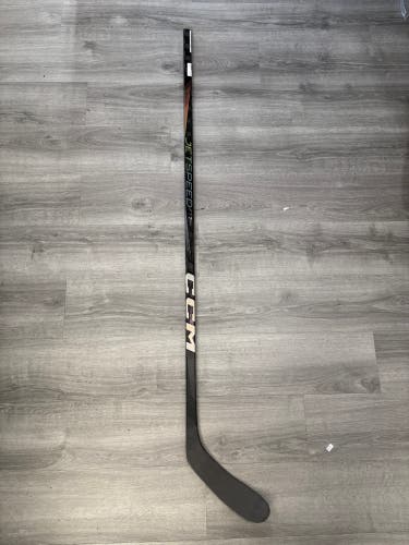 Detroit Red Wings Senior CCM Jetspeed FT7 Pro Left Hand Hockey Stick Toe Pattern Pro Stock Johansson