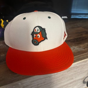 University of Miami hurricanes fitted baseball hat.