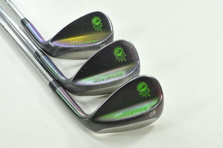 Bombtech Volcano Torch 52*, 56*, 60* Wedge Set Right Stiff Flex Steel # 204688