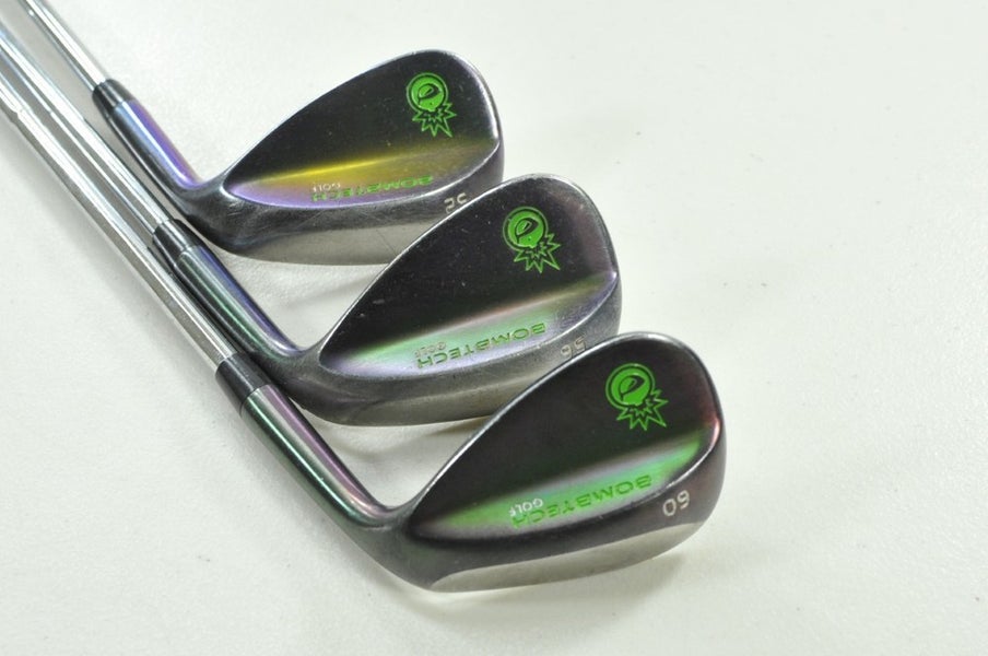 Bombtech Volcano Torch 52*, 56*, 60* Wedge Set Right Stiff Flex Steel # 204688
