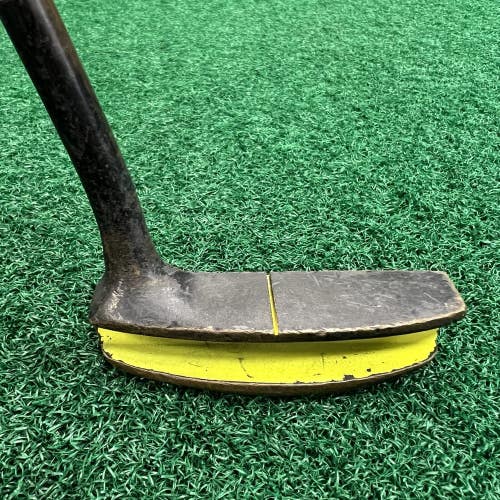 Walter Hagen Vintage Black Jack Heel Shafted Putter Men's Right Hand 36" Green
