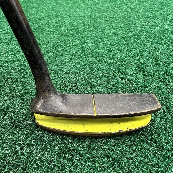 Walter Hagen Vintage Black Jack Heel Shafted Putter Men's Right Hand 36" Green