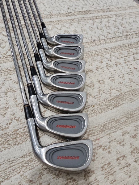 Men's Dunlop Right Handed Iron Set Regular Flex (7 Clubs) #3 - #9 Steel Shaft (Used)