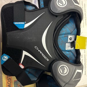 Maverik Charger (Used) Youth Small Shoulder Pads lax lacrosse NOCSAE EKG SM YTH