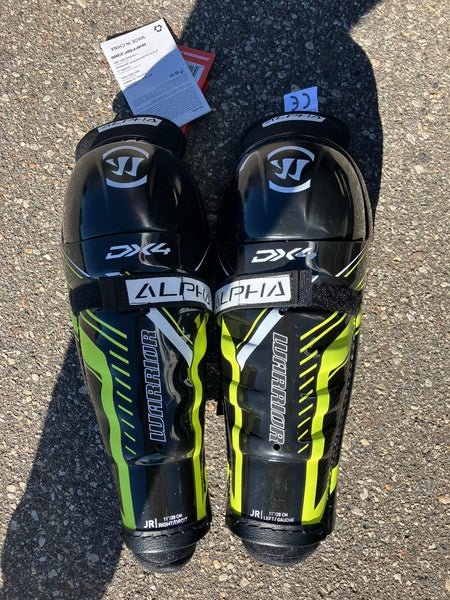 Junior Warrior Alpha Dx4 Shin Pads 11" (New)