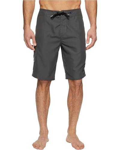 O'Neill Santa Cruz Solid 2.0 Boardshorts Men's 44 Anthracite Swimwear TLW302