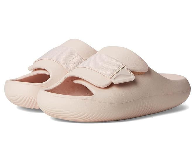Crocs Mellow Luxe Recovery Slide Unisex US 3M-5W Quartz Slip On Sandals TLW246
