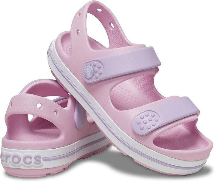 Crocs Crocband Cruiser 209423-84I Strappy Kids US 2Y Lavender Sandals TLW253