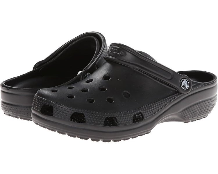 Crocs Classic 21060-33583 Clogs Men's US 13 Black Slip On Round Toe Shoes TLW241