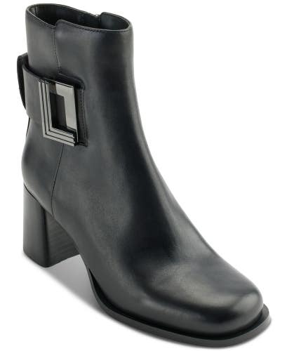 Karl Lagerfeld Paris Pomona KL332663 Boots Womens US 6 Black Ankle Bootie TZP341