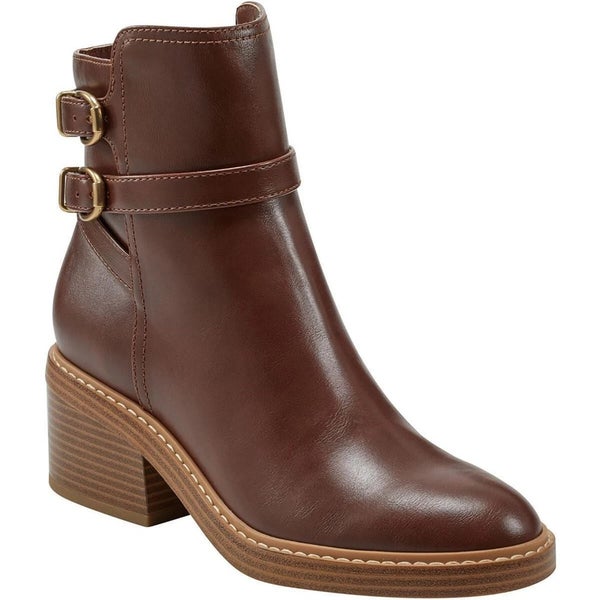 Marc Fisher Marieta MFMARIETA2 Boot Women's US 10 Dark Natural Block Heel TZP343