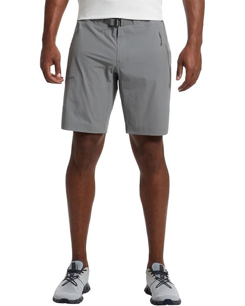 Arc'teryx Gamma SL Hiking Shorts Mens 32 Gray Buckle Waist Zipper Pockets TLW318