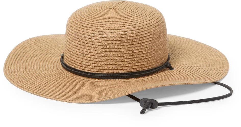 Columbia Global Adventure Packable II Womens L-XL Straw Wide Brim Sun Hat TLW306