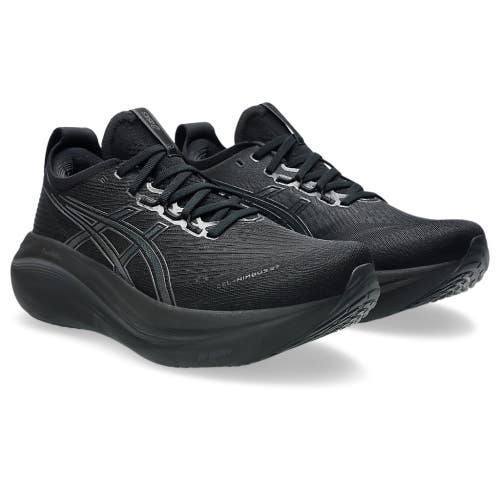 Asics GEL-Nimbus 27 1011B956-001 Sneakers Men's US 10 Black Running Shoes TZP226
