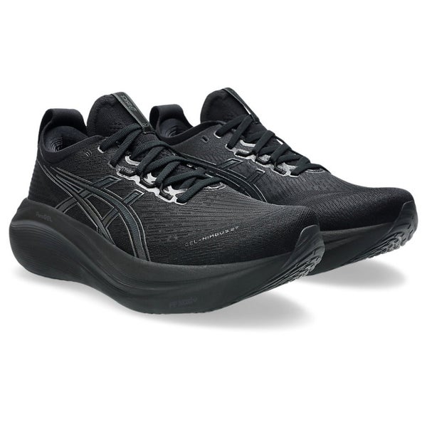 Asics GEL-Nimbus 27 1011B956-001 Sneakers Men's US 10 Black Running Shoes TZP226