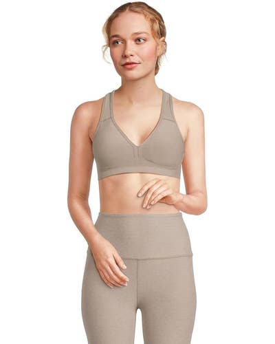 Beyond Yoga Spacedye Lift Your Spirits Medium Women's XL Gray Support Bra TLW301