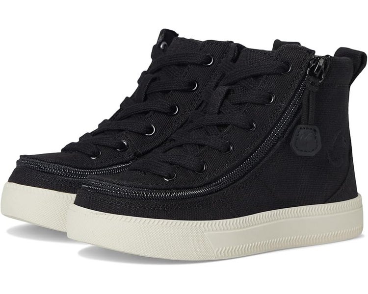 BILLY Footwear Classic Lace High Sneakers Kids US 9 Black White Shoes TLW314