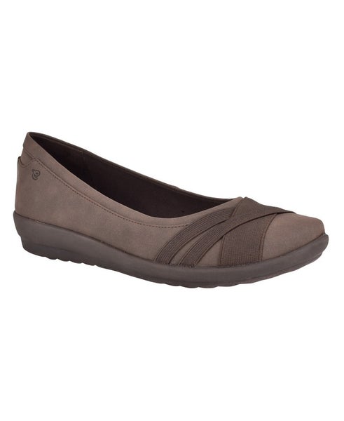 Easy Spirit Acasia SEACASIA3 Ballet Flat Womens 9 Brown Round Toe Slip-On TZP350
