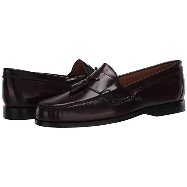 Johnston & Murphy Hayes Tassel Loafer Men's US 11 Burgundy Casual Shoes TZP321