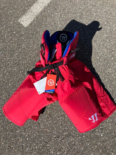 Red Senior Medium Warrior Covert QRE20 pro Hockey Pants (New)