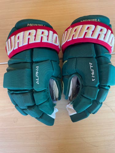 Warrior Alpha Pro Stock 14” Hockey Gloves Wild 6425