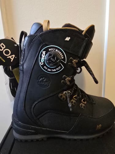 Men's Size M 11.5 (W 12.5) K2 Aspect Snowboard Boots All Mountain (New)