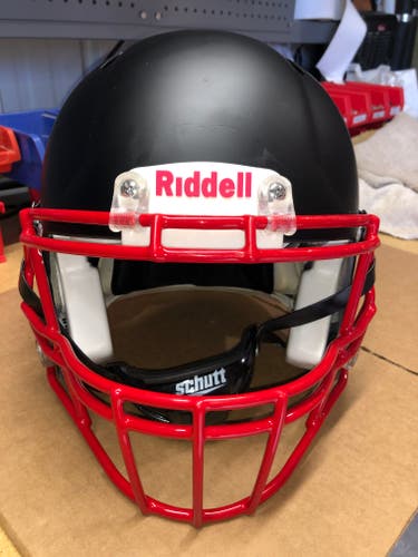 USED RIDDELL SPEED ADULT HELMET - LARGE - FLAT BLACK