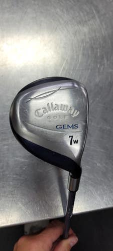 Used Callaway GEMS Womens Fairway Wood RH 7 Wood 11497-S000153393