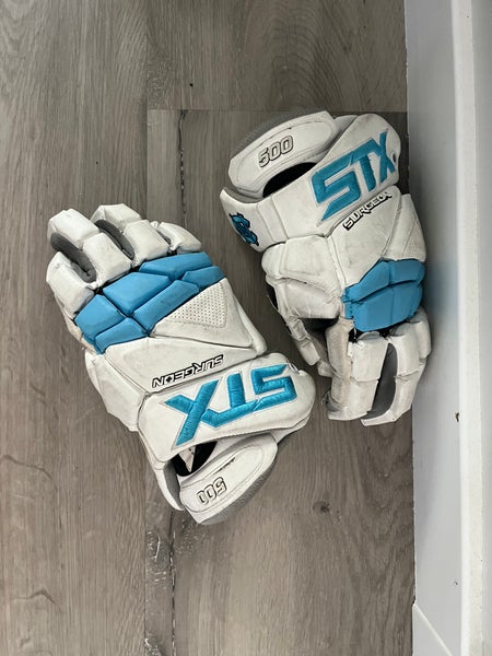 UNC Branded STX Surgeon 500 Lacrosse Gloves Large (Used)