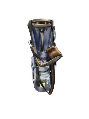 Used Taylormade LIGHT BLUE Mens Stand Bag Royal Blue 11834-S000042405