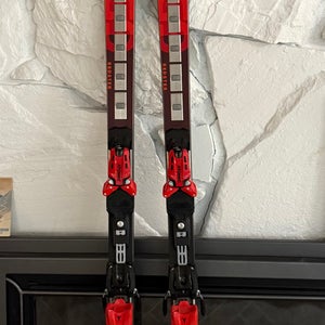 Women's Racing 188 cm Atomic Race FIS GS Skis With Bindings Max Din 12 (Used)