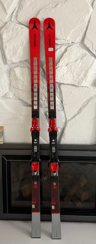 Women's Racing 188 cm Atomic Race GS Skis With Bindings Max Din 12 (Used)