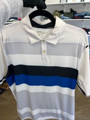 White Medium Men's Nike Shirt (Used)