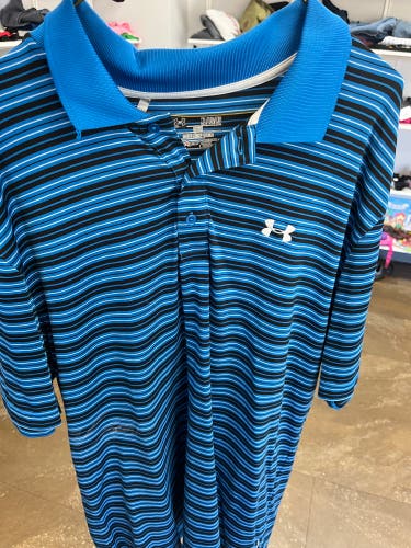 Blue XL Men's Under Armour Shirt (Used)