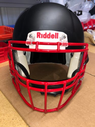 USED RIDDELL SPEED ADULT HELMET - LARGE - FLAT BLACK