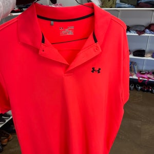 Orange XL Men's Under Armour Shirt (Used)