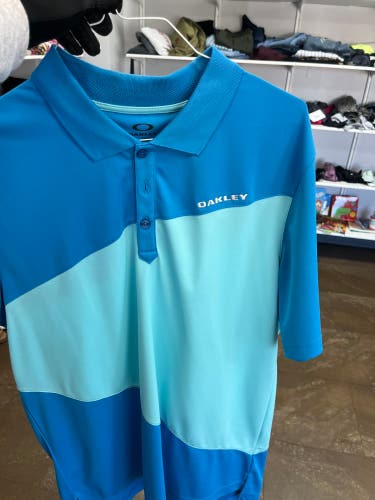 Blue XL Men's Oakley Shirt (Used)