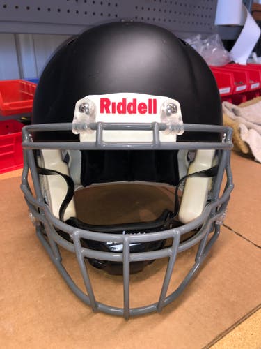 USED RIDDELL SPEED ADULT HELMET - LARGE - FLAT BLACK