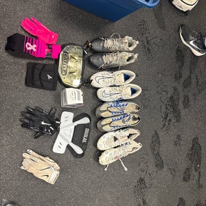 Black Men's Size M 11.5 (W 12.5) Adult Nike Alpha Detachable Cleats Cleats (Used)