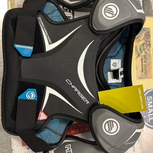 Maverik Charger (Used) Youth Large Shoulder Pads lax lacrosse NOCSAE EKG LG YTH