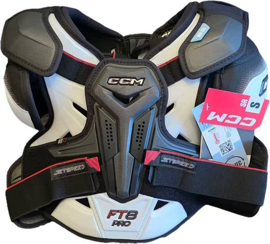 Small Senior CCM FT8 PRO Shoulder Pads (New)