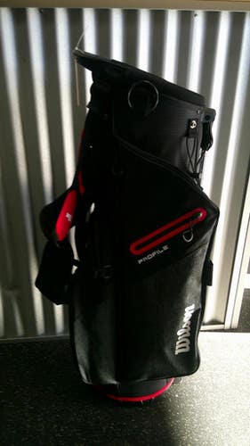 New WILSON STND BAG BLK/RD 11868-WILWGDR1MGSB