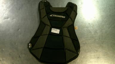Used Champro CP04 CHEST Catchers Chest Protector Black Junior 11868-S000066163