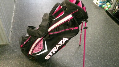 Used Strata STAND BAG Mens Stand Bag Pink 11868-S000066147