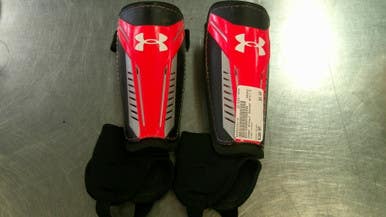 Used Under Armour Soccer Shin Guards Junior Black SM 11868-S000066310