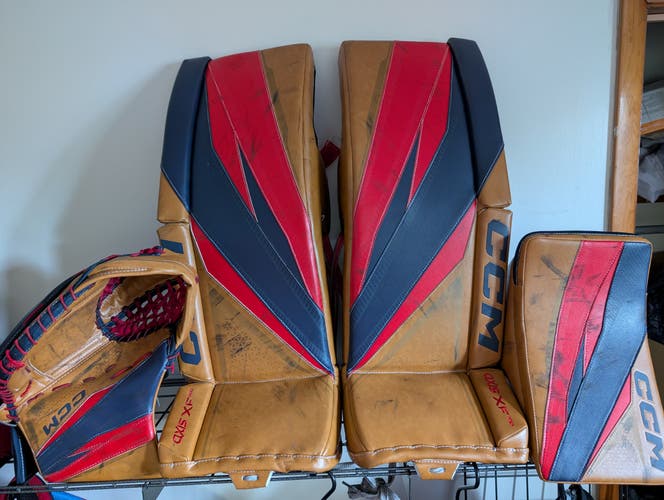 32"+2.5 CCM Axis XF Pro Full Right Goalie Full Set (Used)