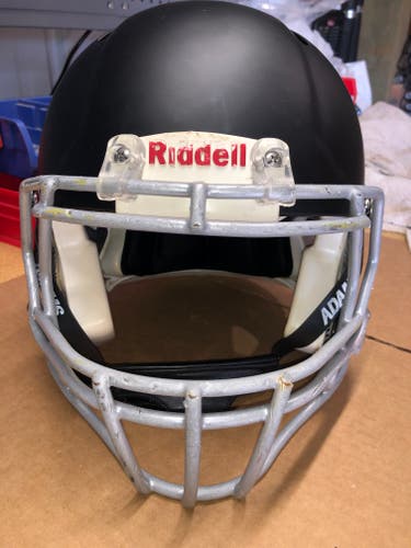 USED RIDDELL SPEED ADULT HELMET - LARGE - FLAT BLACK