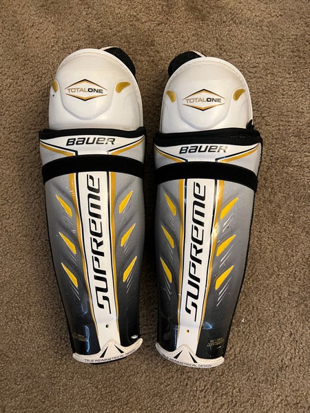 Senior Bauer Supreme TotalOne 15" Shin Pads (Used)