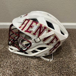 University Of Denver (DU) Warrior Burn White Lacrosse Helmet