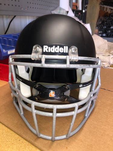 USED RIDDELL SPEED ADULT HELMET - LARGE - FLAT BLACK